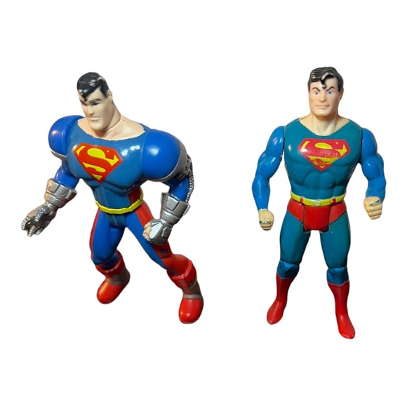 Vintage Superman Action Figures 80s 90s - Picture 2 of 8